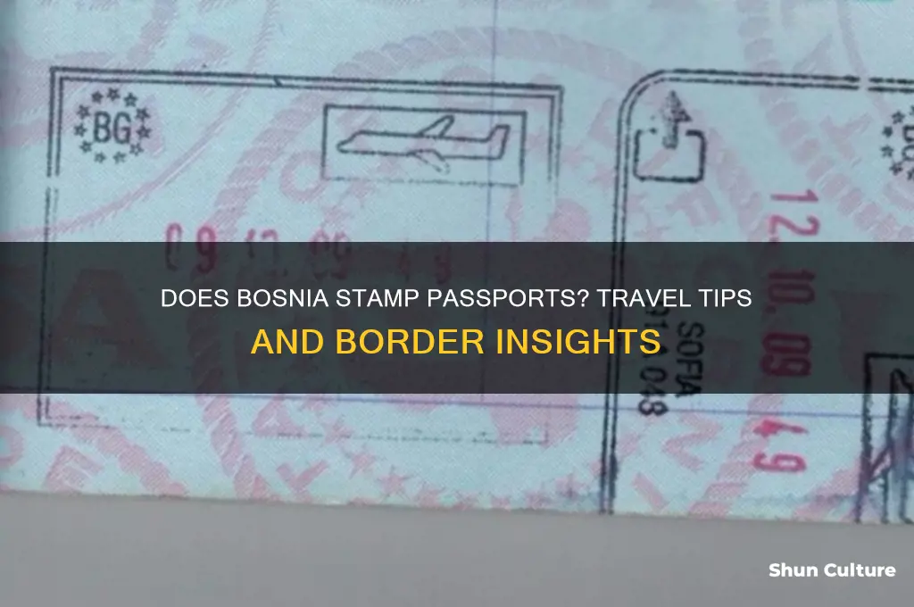 does bosnia stamp passports