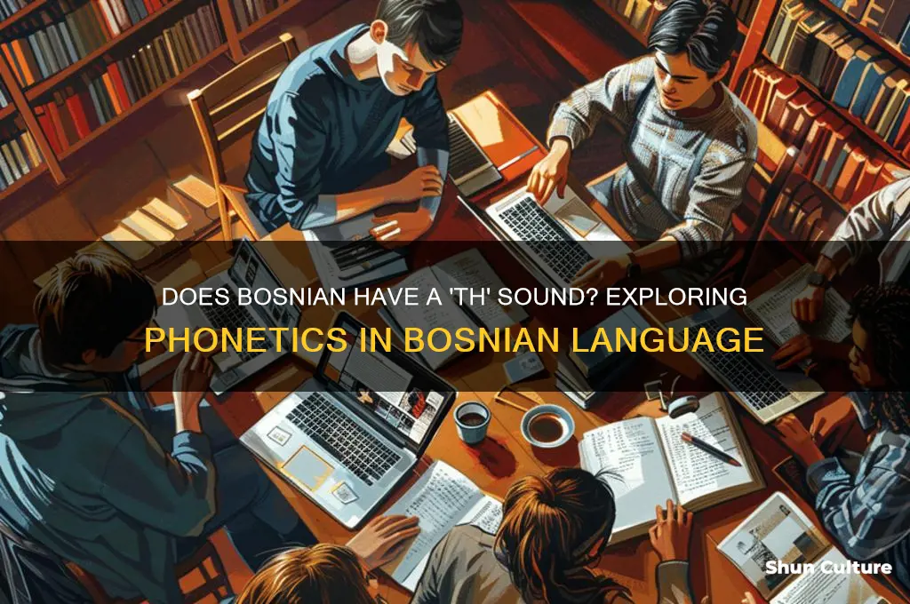 does bosnian have a th sound