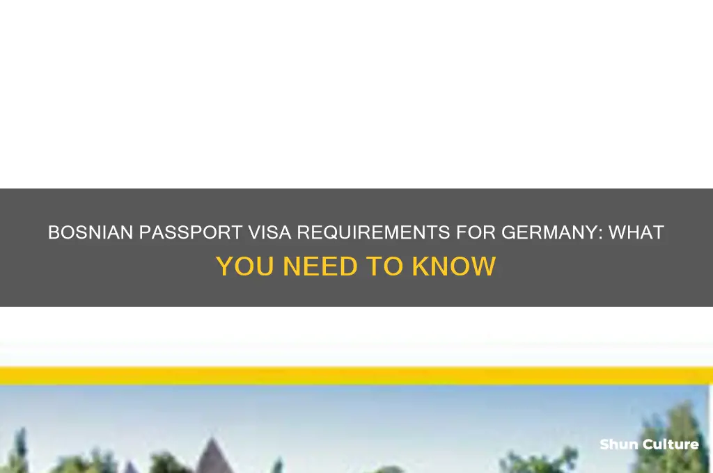 does bosnian passport needs visa for germany