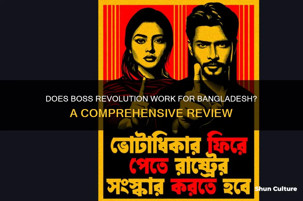 does boss revolution work for bangladesh