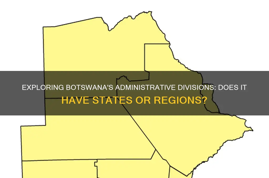 does botswana have states