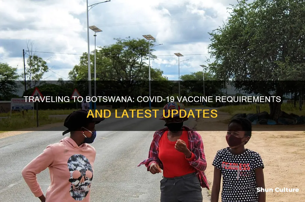 does botswana require covid vaccine