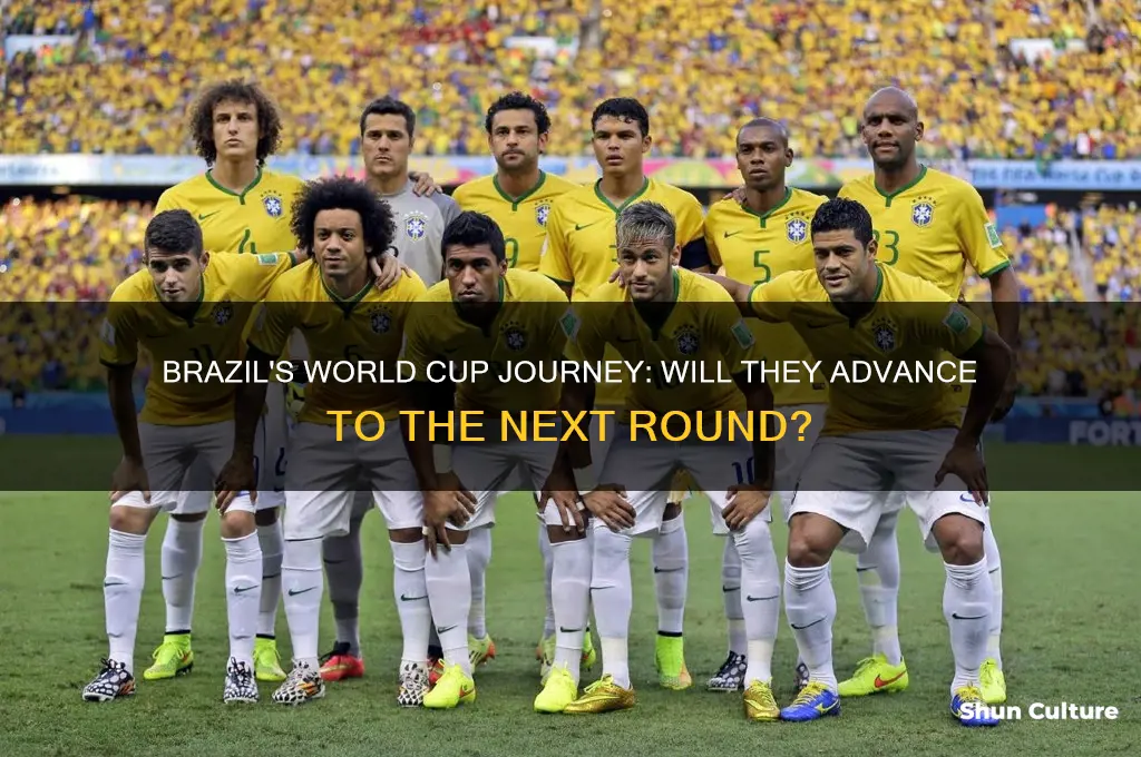 does brazil advance in the world cup