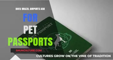 Do Brazilian Airports Require Pet Passports for Traveling Pets?