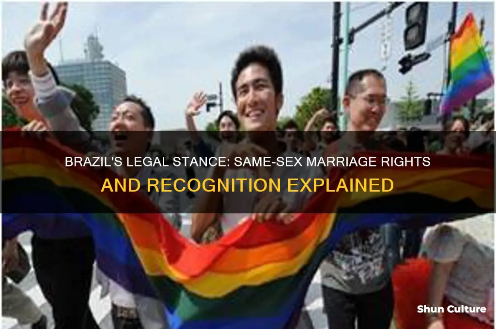 does brazil allow same sex marriage