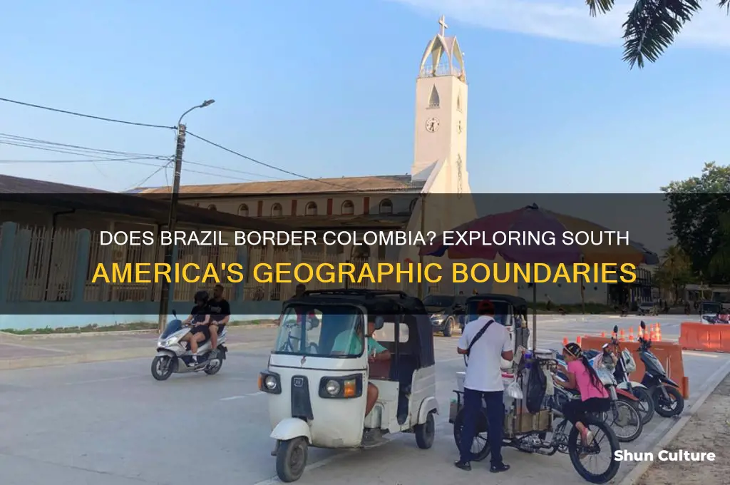 does brazil border colombia