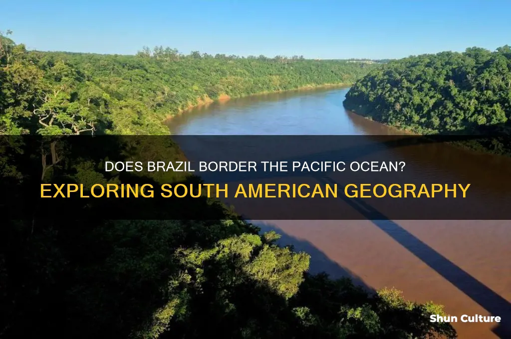 does brazil border the pacific ocean
