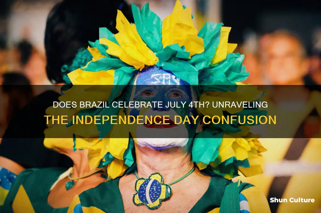 does brazil celebrate 4th of july