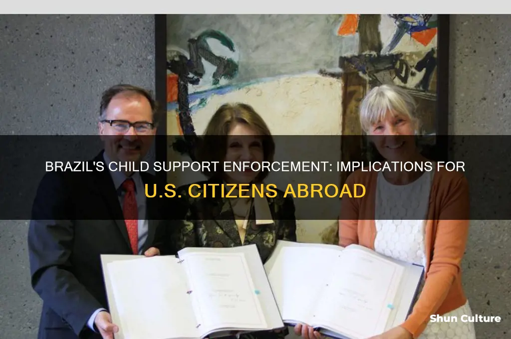 does brazil enforce child support against u.s citizen