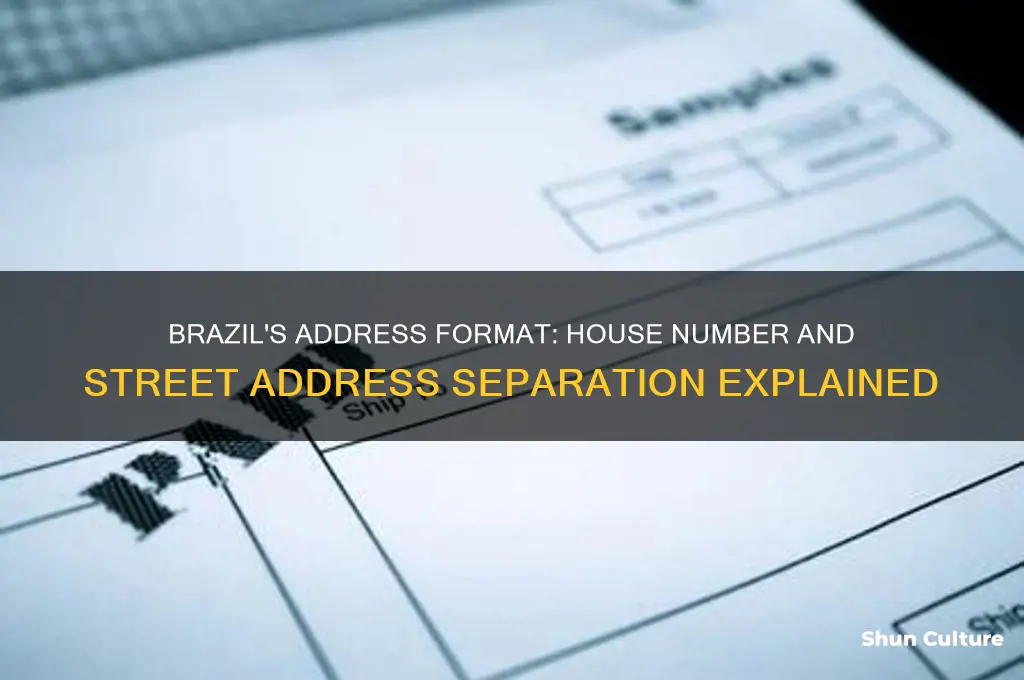 does brazil enter their house number and address separately