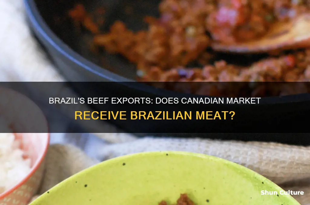 does brazil export beef to canada