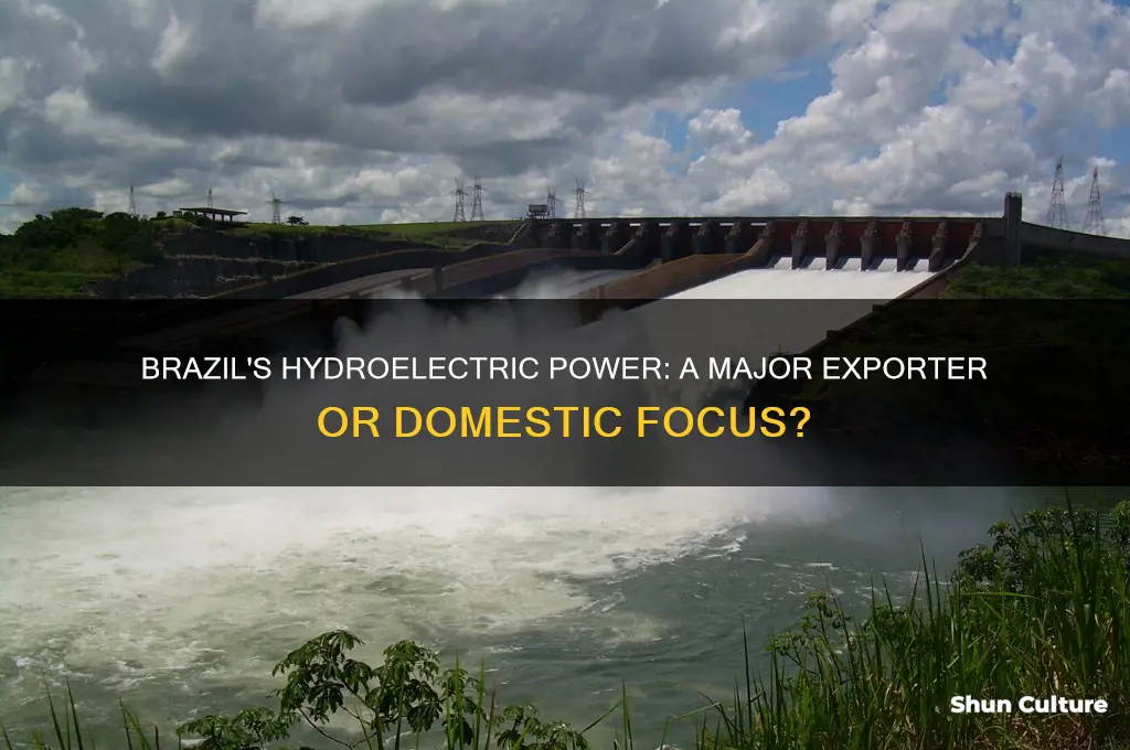 does brazil export hydroelectricity