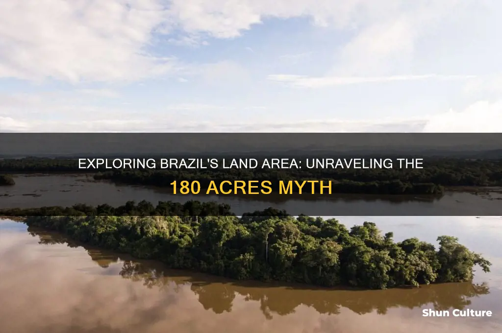does brazil have 180 acres