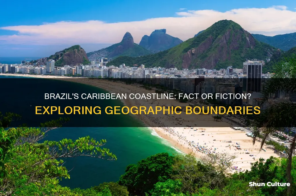 does brazil have a coastline in the caribbean sea