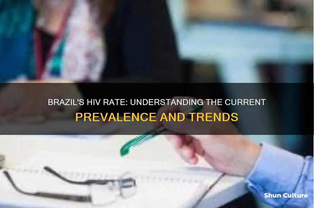 does brazil have a high hiv rate