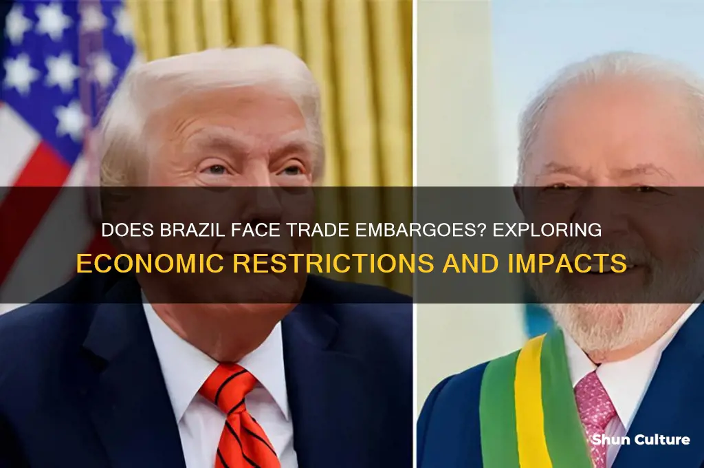 does brazil have an embargo