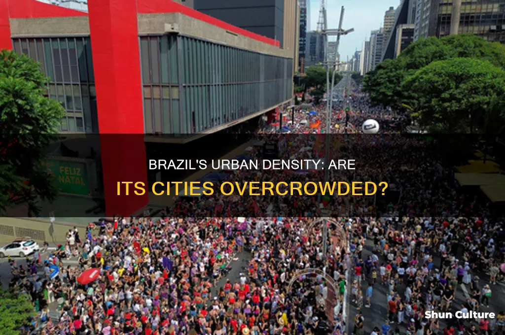 does brazil have crowded cities