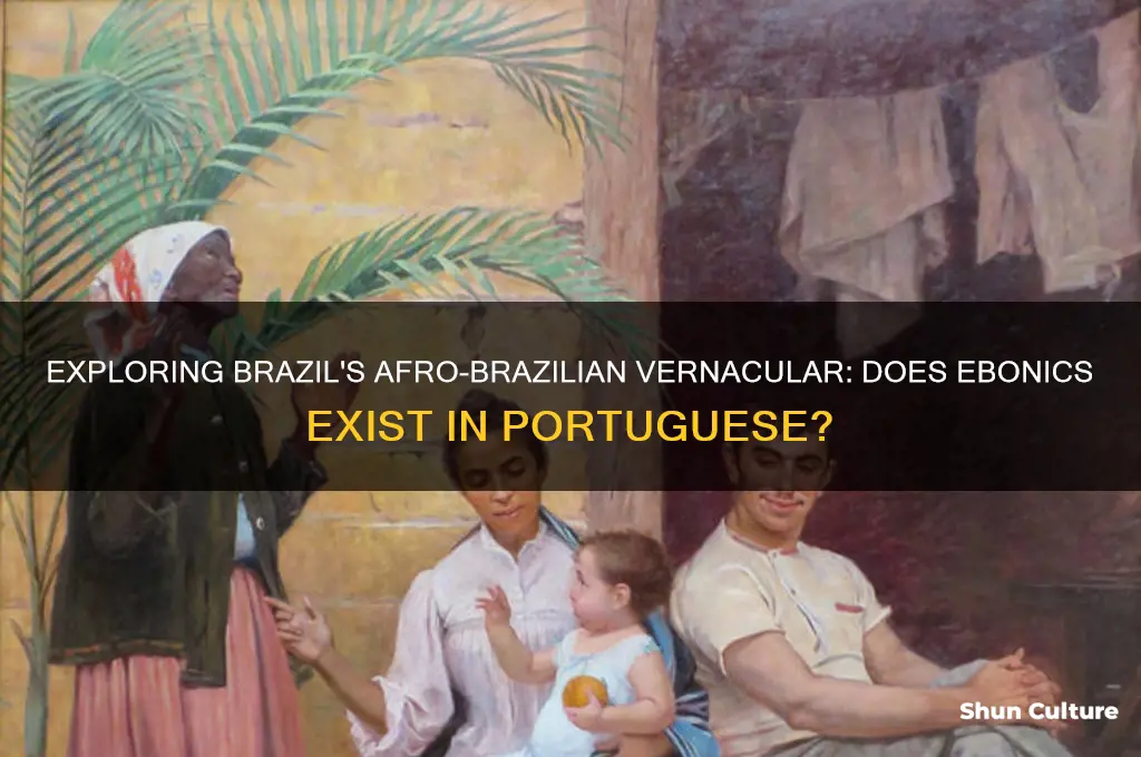does brazil have ebonics