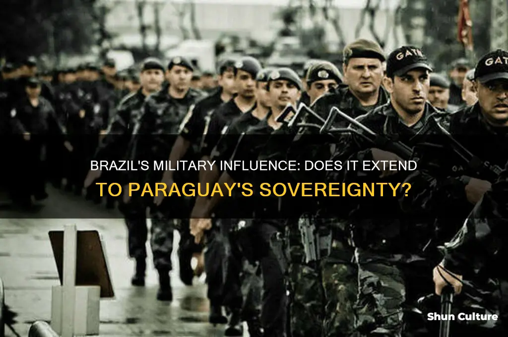 does brazil have military cliam on paraguay
