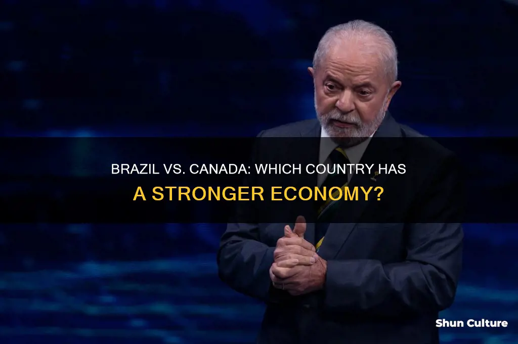 does brazil have more money than canada