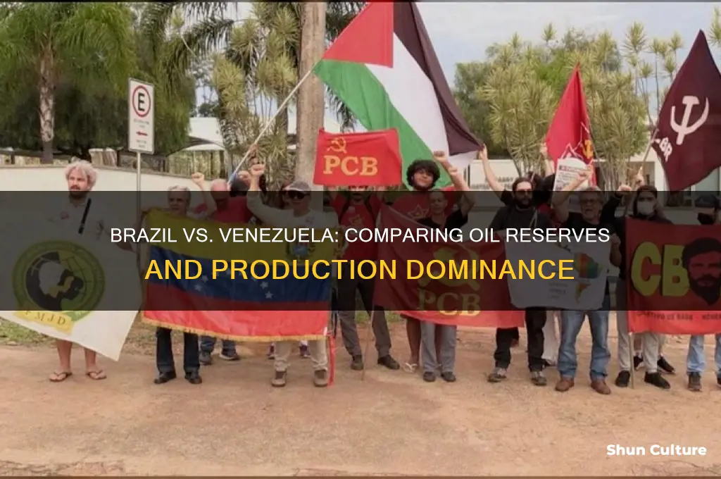 does brazil have more oil than venezuela