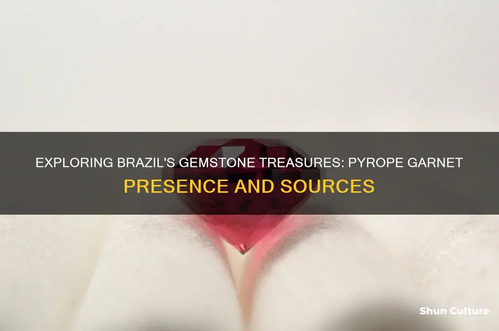 does brazil have pyrope garnet