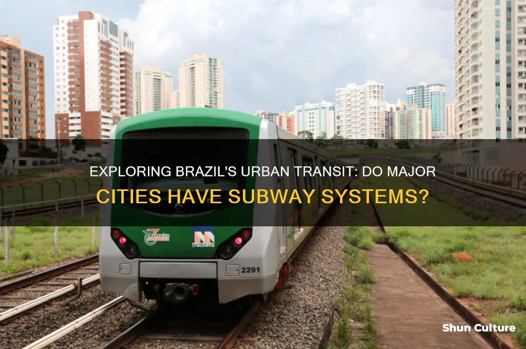 does brazil have subways