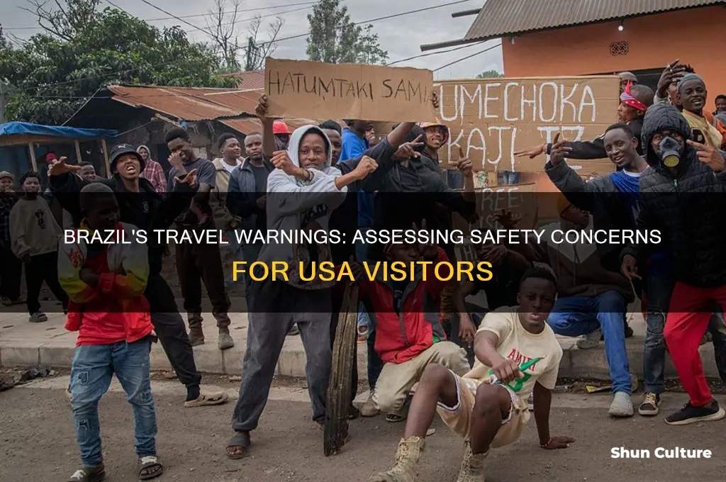 does brazil have travel warnings on the usa