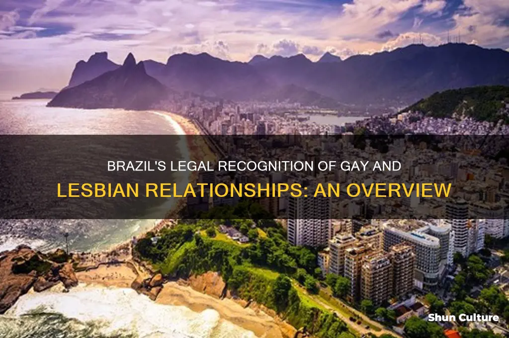 does brazil legally recognize gay and lesbian relationships