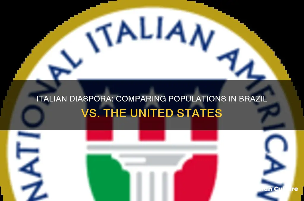does brazil or the us have more italians