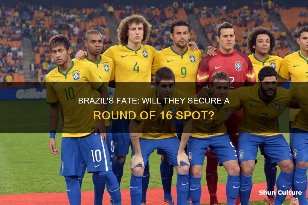 does brazil qualify for round of 16