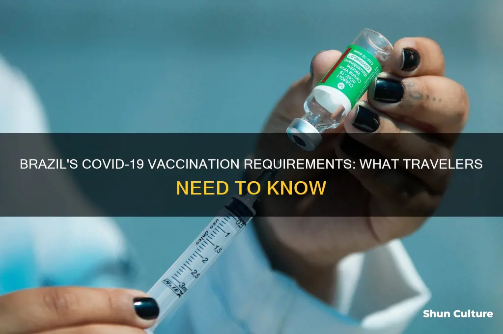 does brazil require covid vaccinations