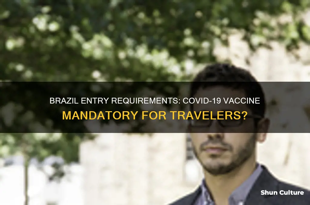 does brazil require covid vaccine to enter country