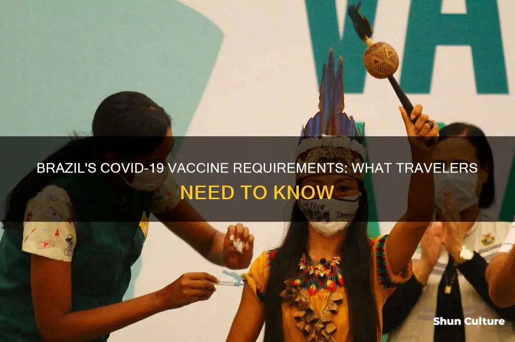 does brazil require covid vaccine