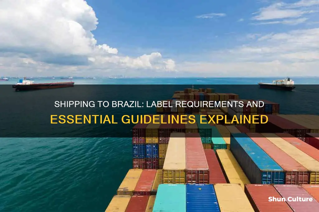 does brazil require shipping label
