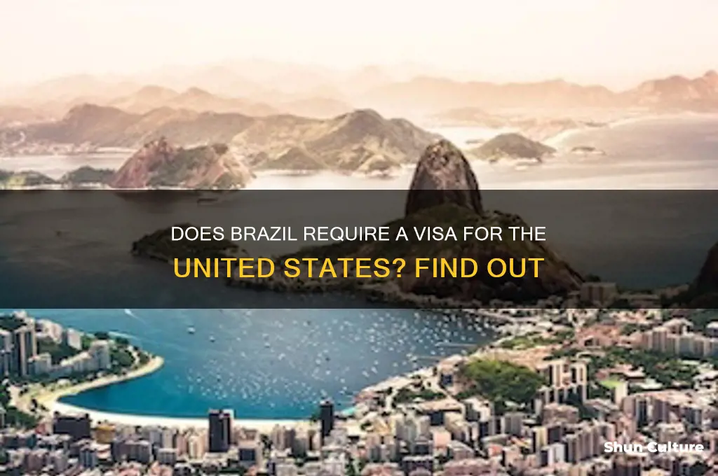 does brazil require visa for united states
