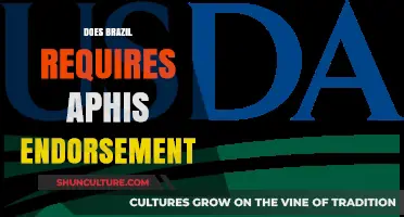 Does Brazil Require APHIS Endorsement for Agricultural Imports?