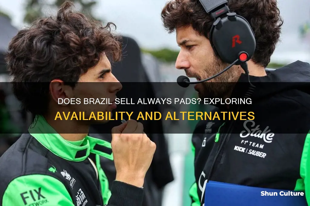 does brazil sell always pads