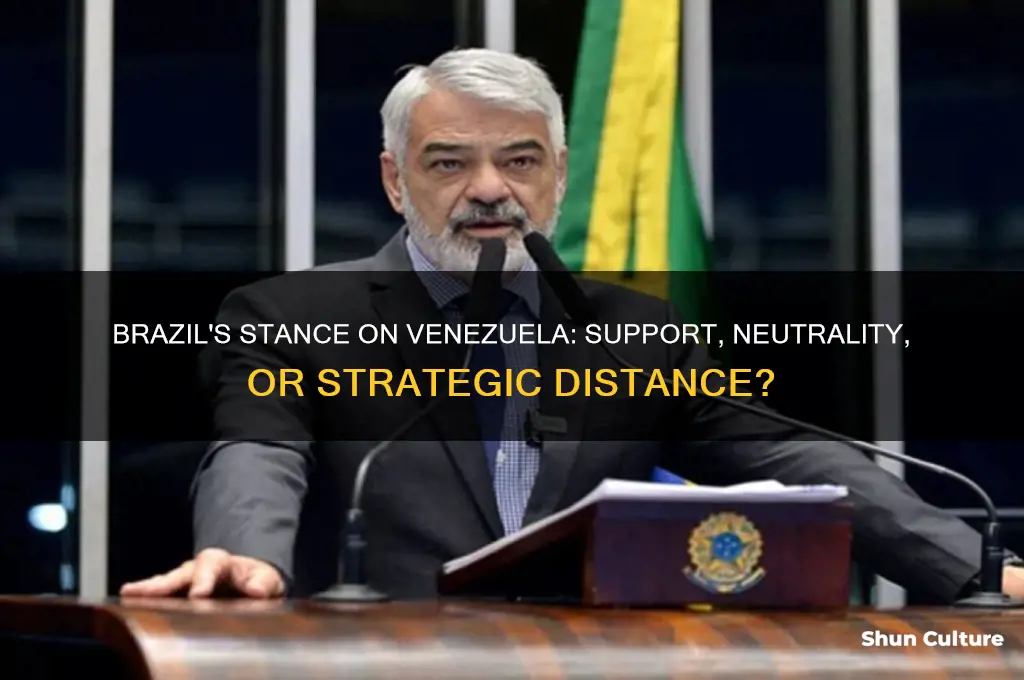 does brazil support venezuela