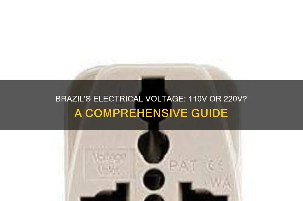 does brazil use 110v or 220v