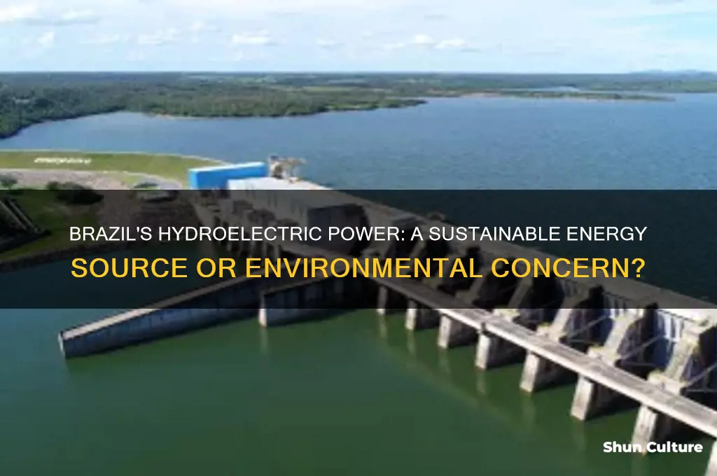 does brazil use hydroelectric power