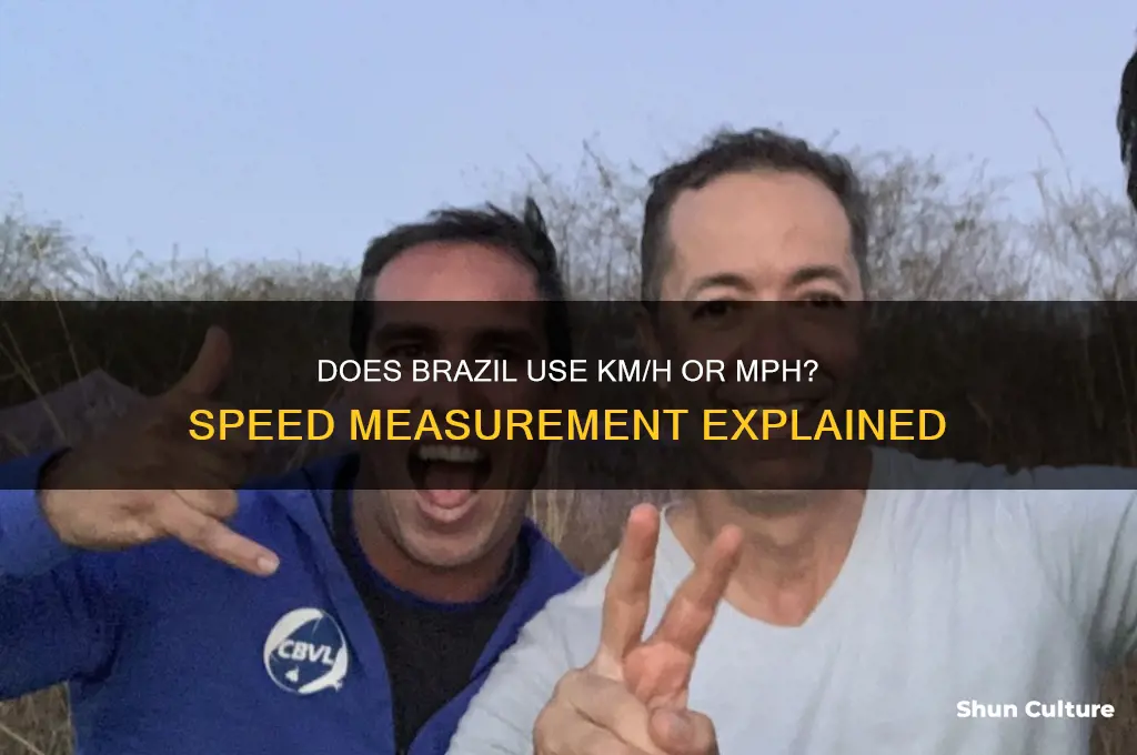 does brazil use kmh or mph