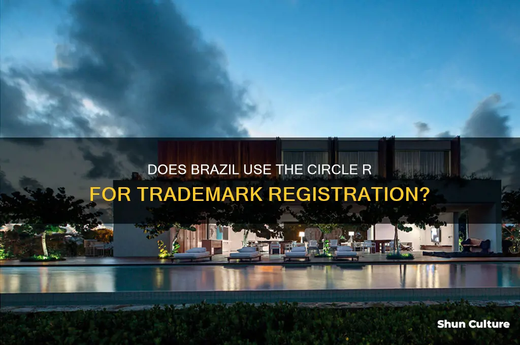 does brazil use the circle r for trademark