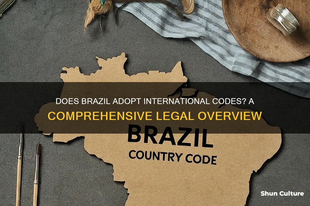 does brazil uses international code