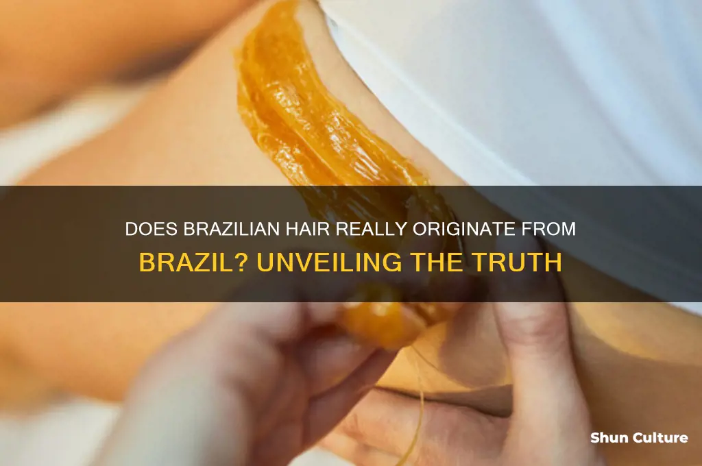 does brazilian hair come from brazil