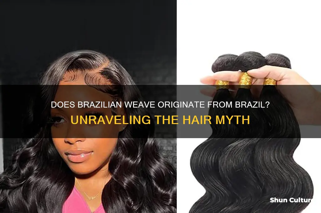 does brazilian weave come from brazil