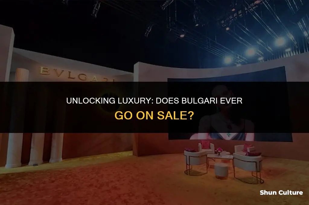 does bulgari go on sale