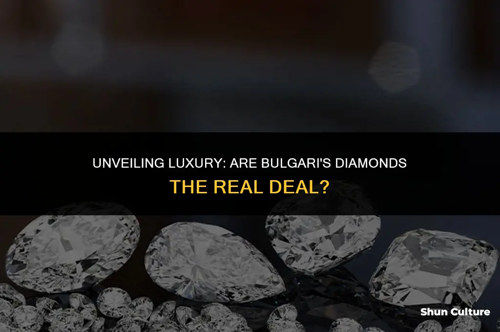 does bulgari use real diamonds
