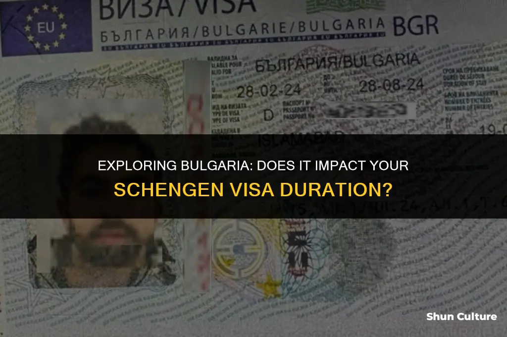 does bulgaria count against your schengen visa days