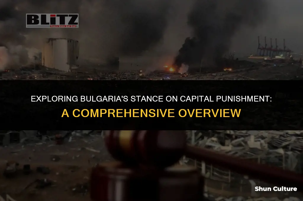 does bulgaria have the death penalty